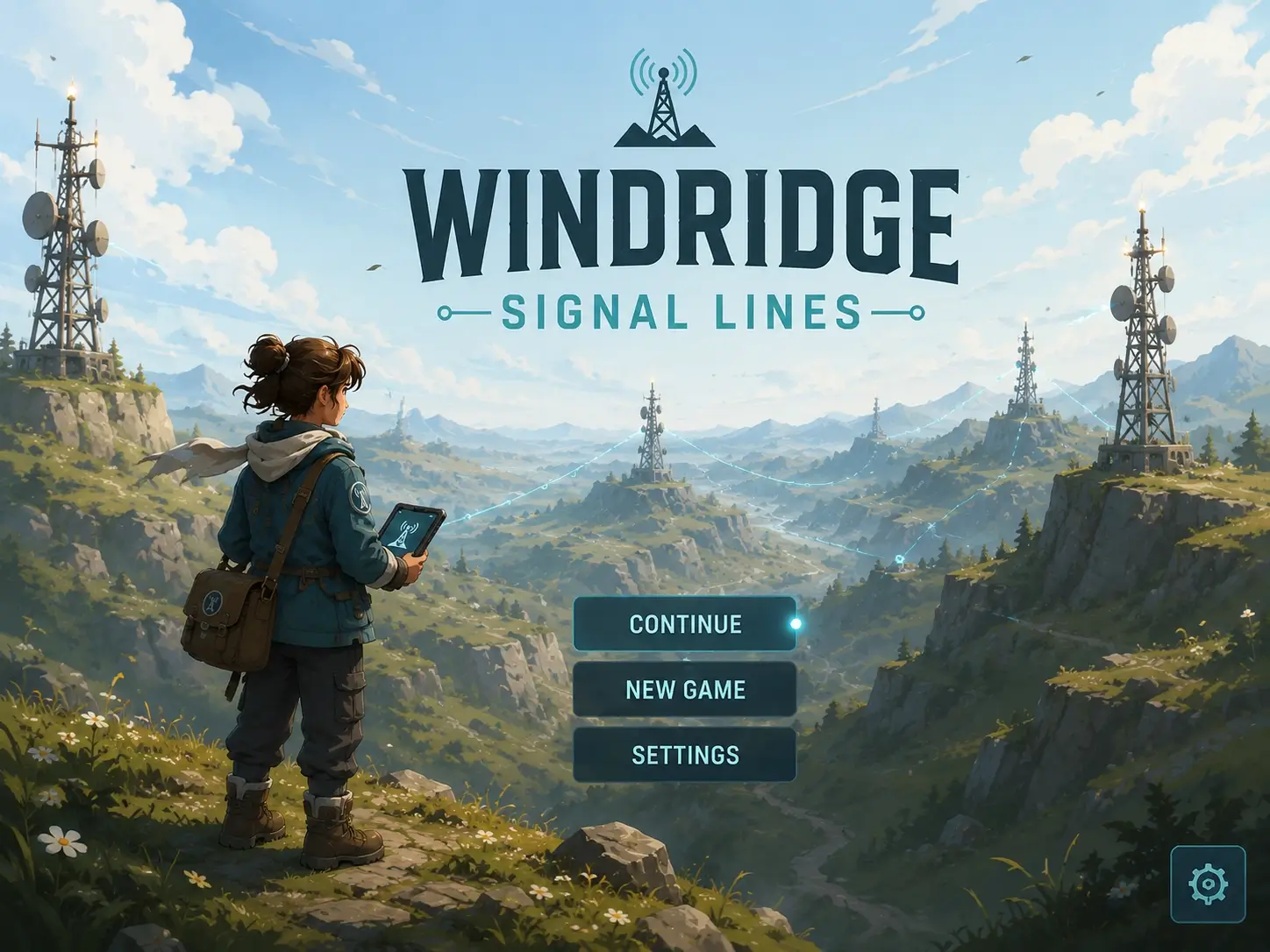 Windridge: Signal Lines title screen